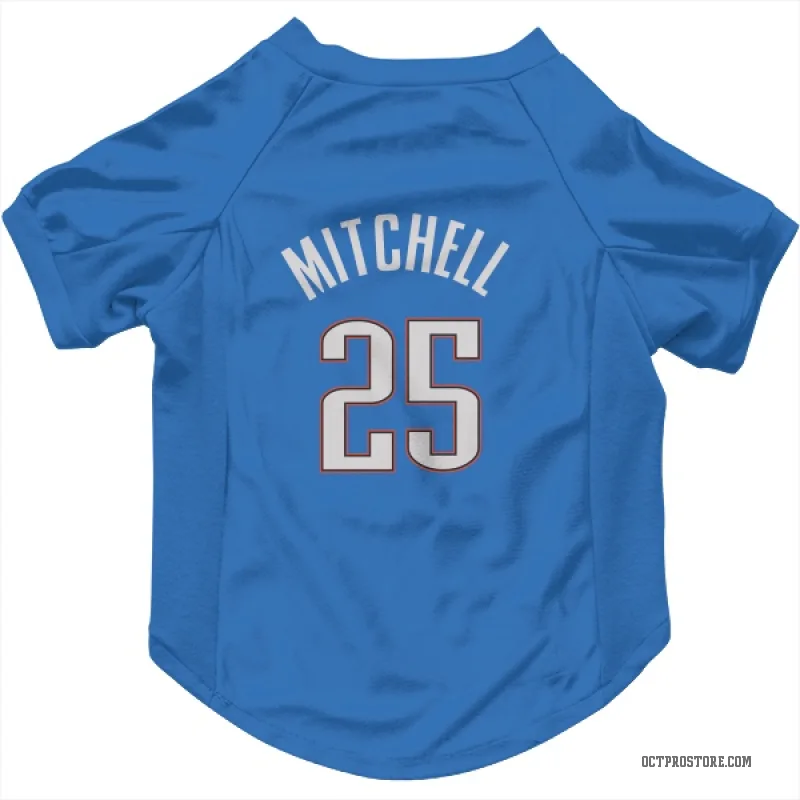 Ajay Mitchell  Blue Oklahoma City Thunder  Cat & Dog Pet Jersey