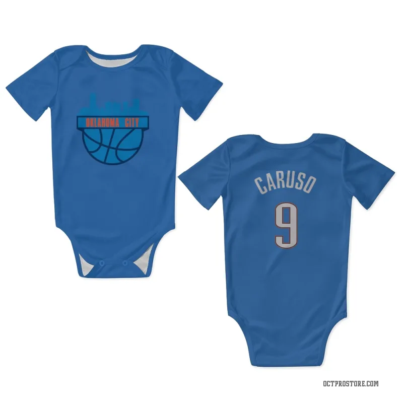 Alex Caruso  Blue Oklahoma City Thunder  Newborn & Infant Bodysuit