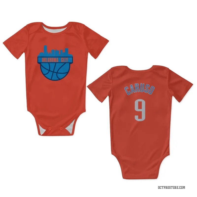 Alex Caruso  Orange Oklahoma City Thunder  Newborn & Infant Bodysuit