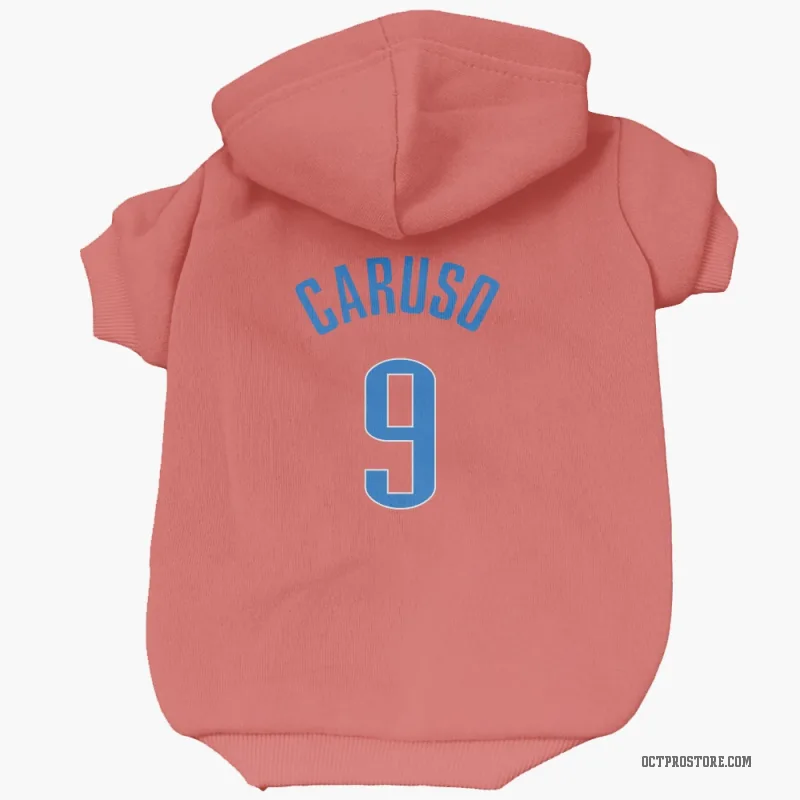 Alex Caruso  White Oklahoma City Thunder  Cat & Dog Pet Hoodie