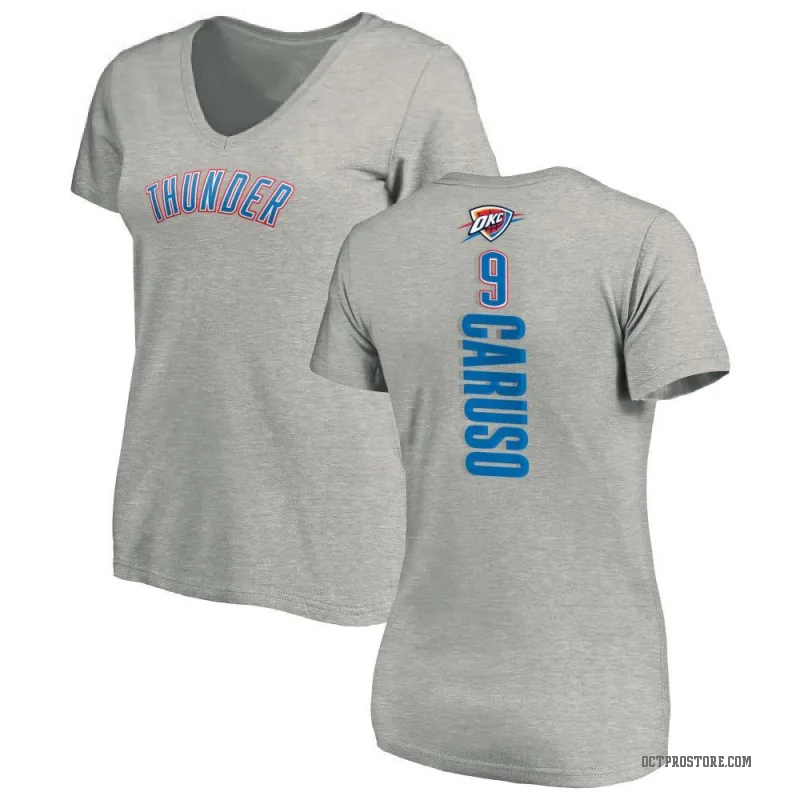 Alex Caruso Women's Oklahoma City Thunder Ash Backer T-Shirt