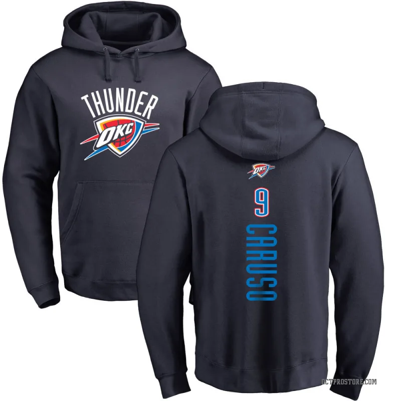 Alex Caruso Youth Navy Oklahoma City Thunder Branded Backer Pullover Hoodie