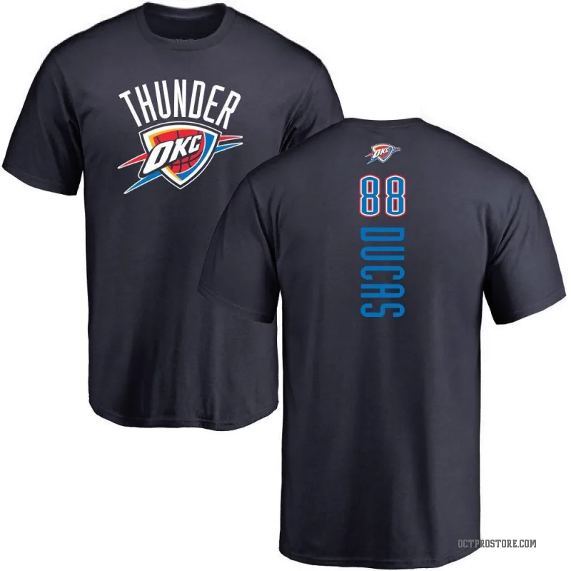 Alex Ducas Men's Navy Oklahoma City Thunder Backer T-Shirt
