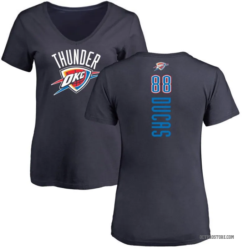 Alex Ducas Women's Navy Oklahoma City Thunder Backer T-Shirt