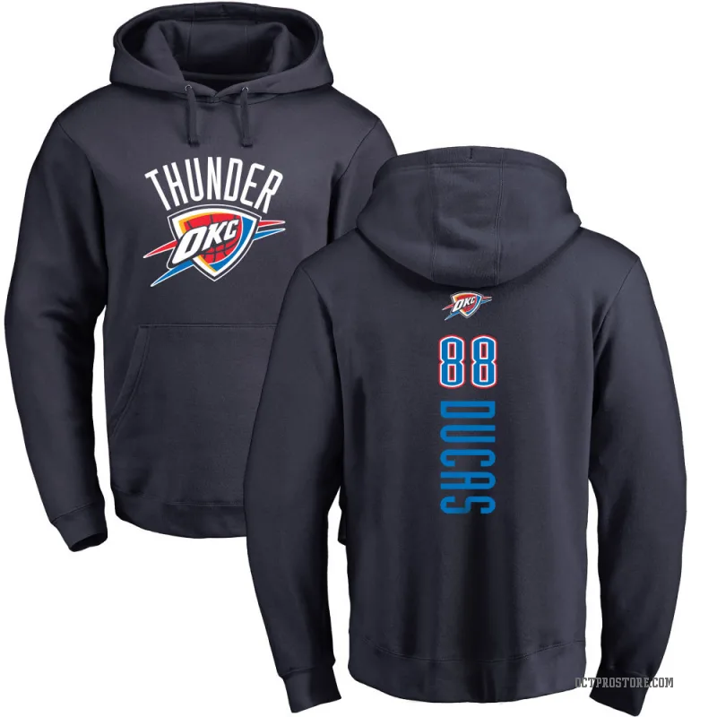 Alex Ducas Youth Navy Oklahoma City Thunder Branded Backer Pullover Hoodie