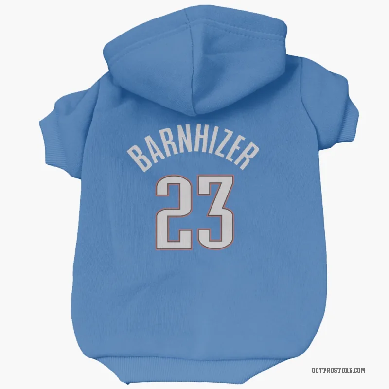 Brooks Barnhizer Blue Oklahoma City Thunder Cat & Dog Pet Hoodie