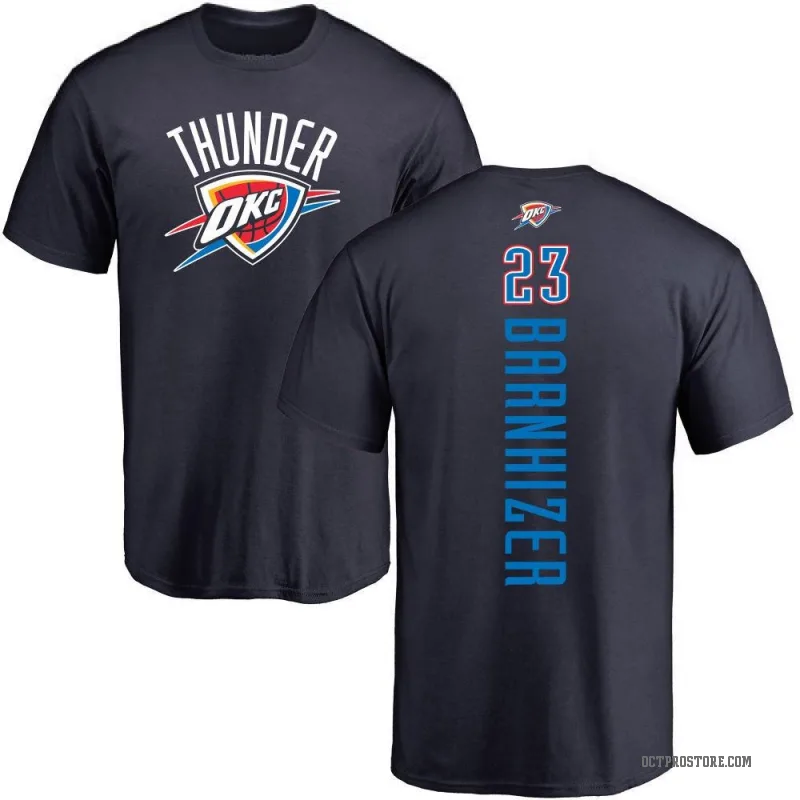 Brooks Barnhizer Men's Navy Oklahoma City Thunder Backer T-Shirt