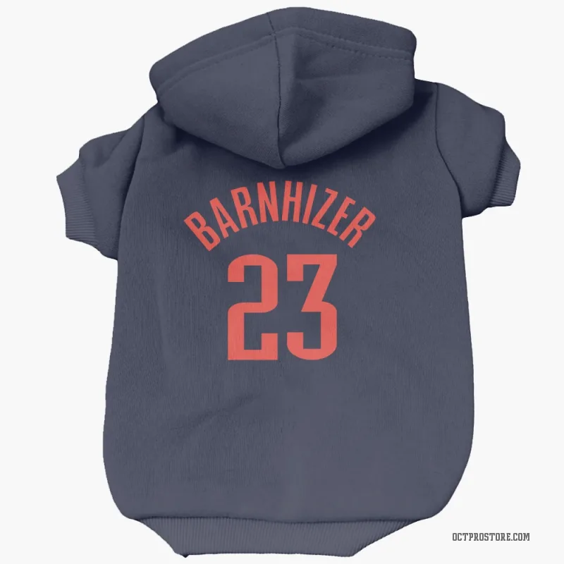 Brooks Barnhizer Navy Oklahoma City Thunder Cat & Dog Pet Hoodie