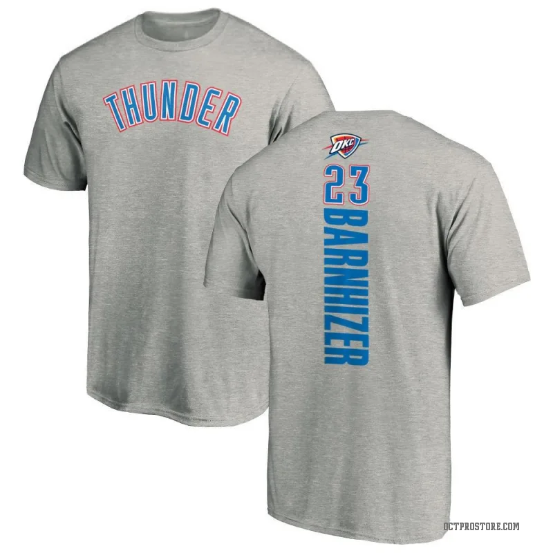 Brooks Barnhizer Youth Oklahoma City Thunder Ash Backer T-Shirt