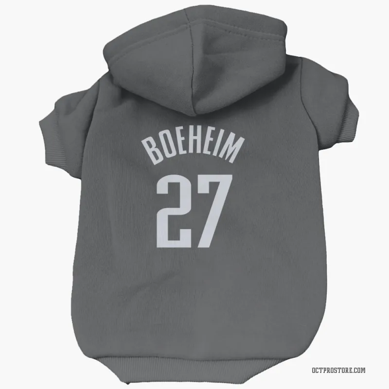 Buddy Boeheim Black Oklahoma City Thunder Cat & Dog Pet Hoodie
