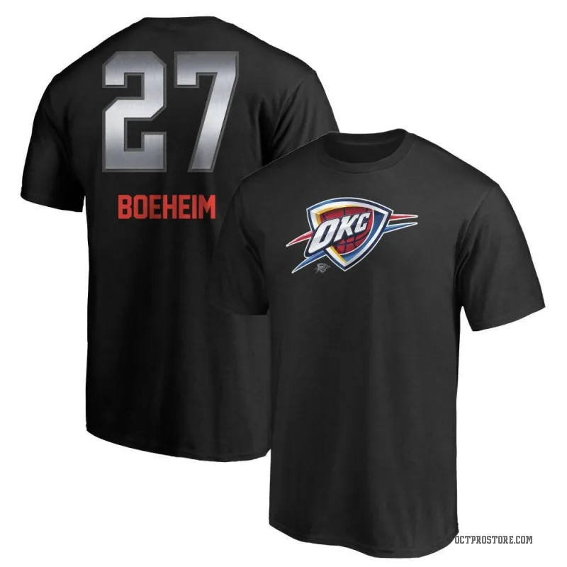 Buddy Boeheim Men's Black Oklahoma City Thunder Midnight Mascot T-Shirt