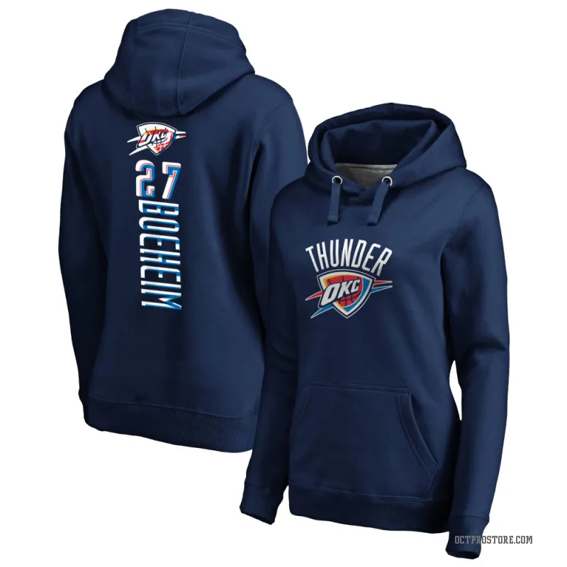 Buddy Boeheim Women's Navy Oklahoma City Thunder Branded Backer Pullover Hoodie