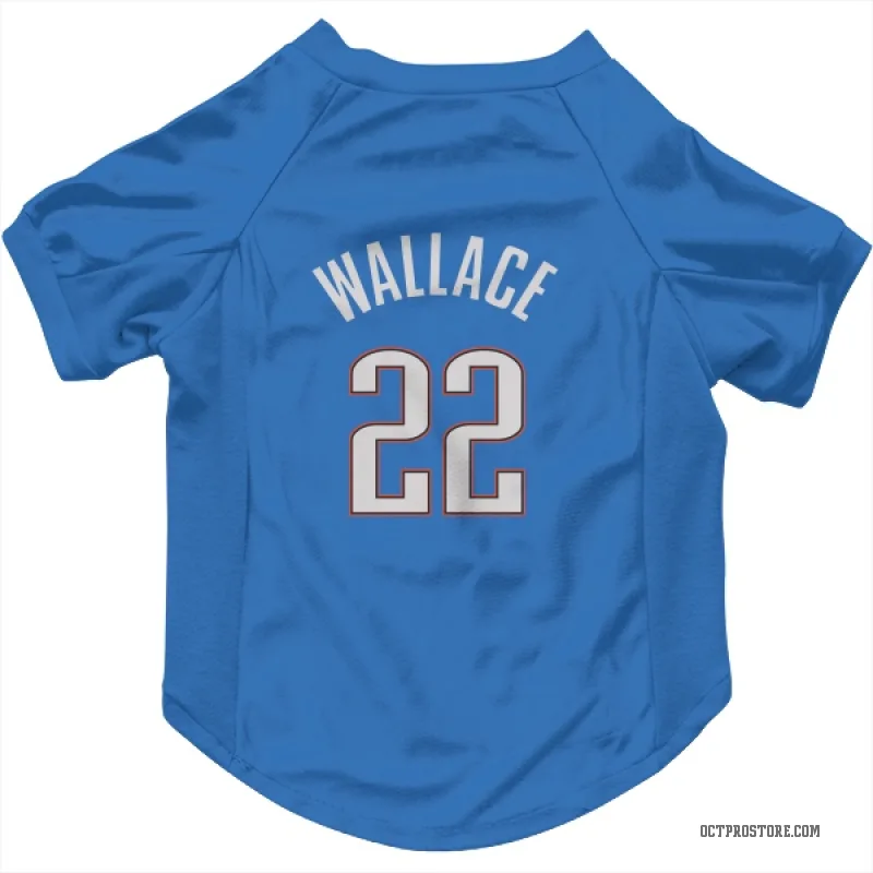 Cason Wallace  Blue Oklahoma City Thunder  Cat & Dog Pet Jersey