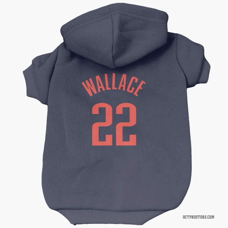 Cason Wallace  Navy Oklahoma City Thunder  Cat & Dog Pet Hoodie