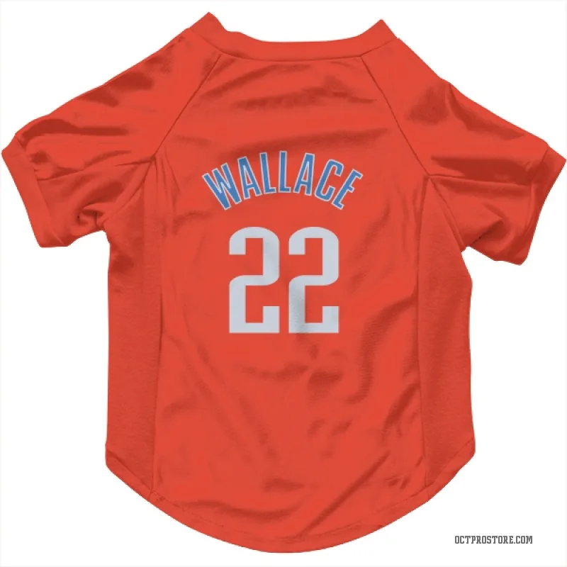 Cason Wallace  Orange Oklahoma City Thunder  Cat & Dog Pet Jersey