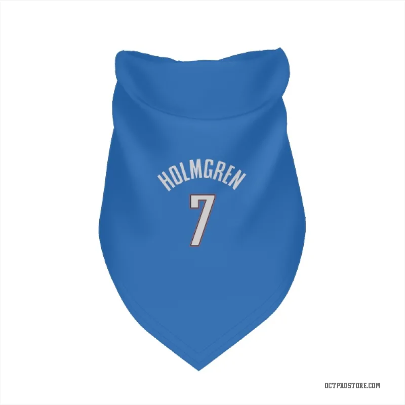 Chet Holmgren  Blue Oklahoma City Thunder  Cat & Dog Pet Bandana