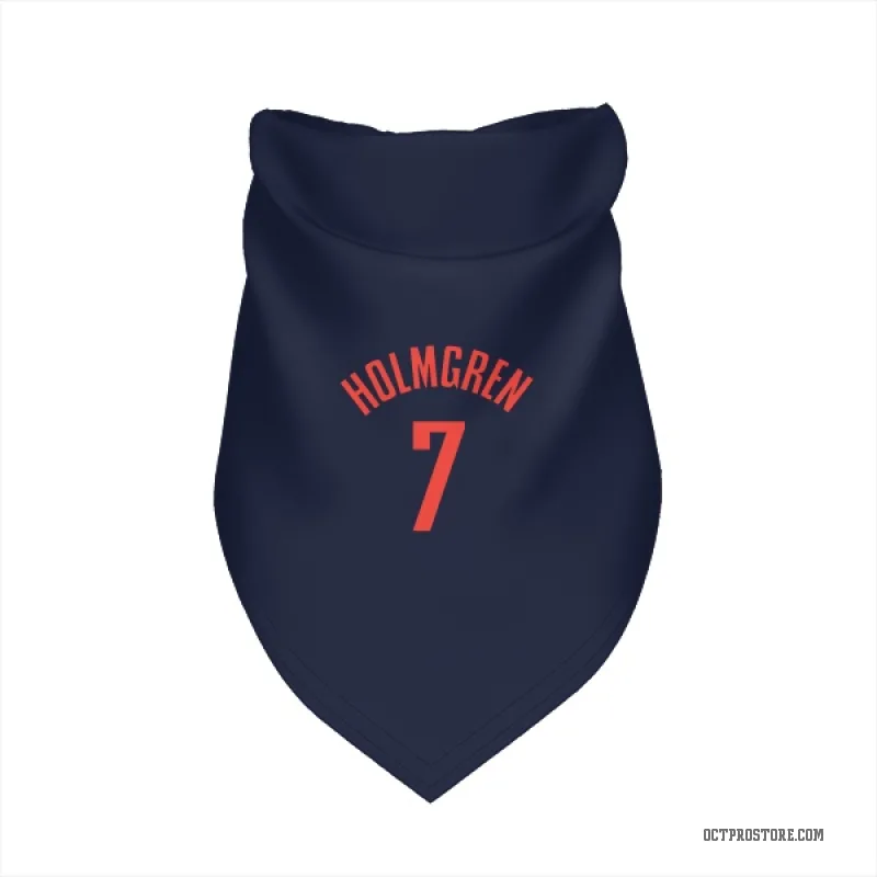 Chet Holmgren  Navy Oklahoma City Thunder  Cat & Dog Pet Bandana