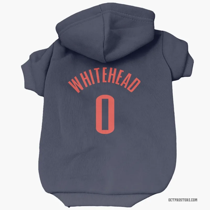 Dariq Whitehead  Navy Oklahoma City Thunder  Cat & Dog Pet Hoodie