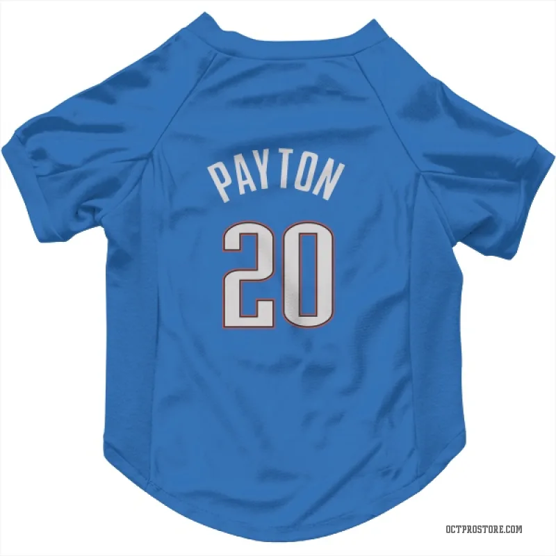 Gary Payton  Blue Oklahoma City Thunder  Cat & Dog Pet Jersey