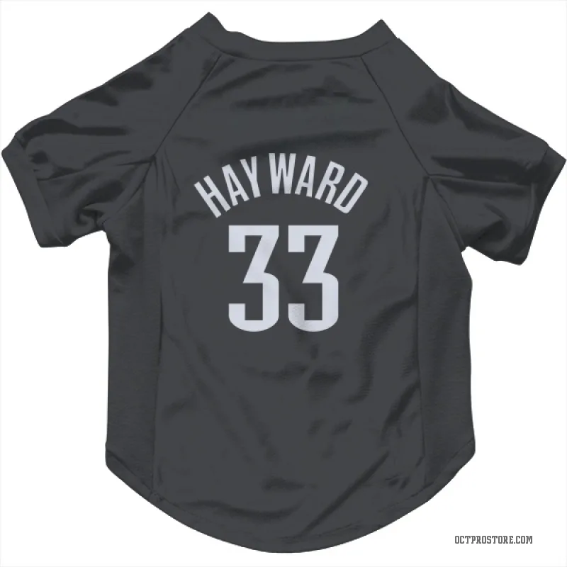 Gordon Hayward  Black Oklahoma City Thunder  Cat & Dog Pet Jersey