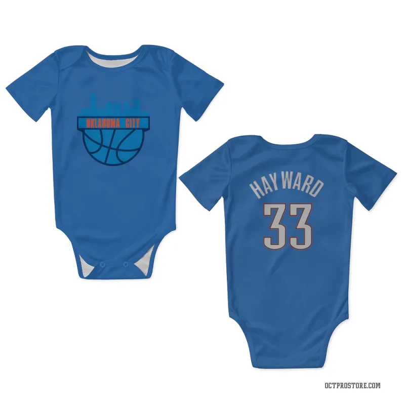 Gordon Hayward  Blue Oklahoma City Thunder  Newborn & Infant Bodysuit