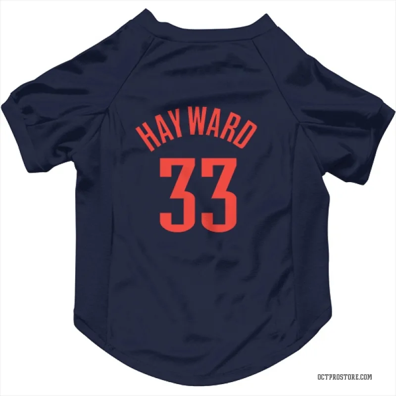 Gordon Hayward  Navy Oklahoma City Thunder  Cat & Dog Pet Jersey