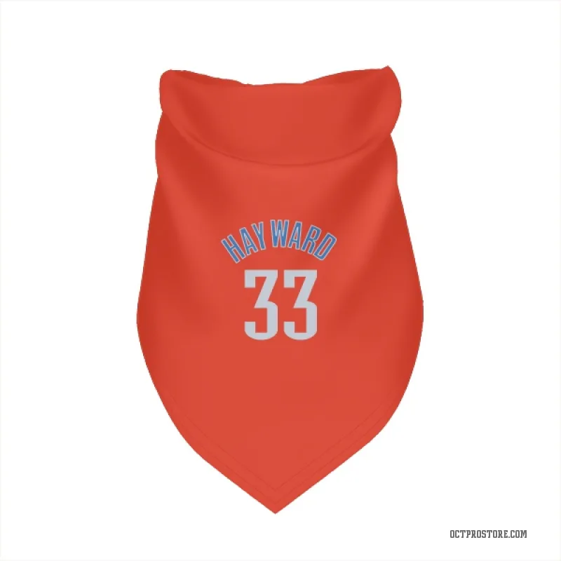 Gordon Hayward  Orange Oklahoma City Thunder  Cat & Dog Pet Bandana
