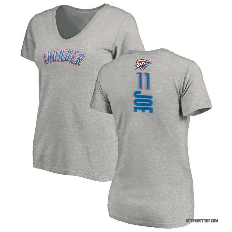 Isaiah Joe Women's Oklahoma City Thunder Ash Backer T-Shirt