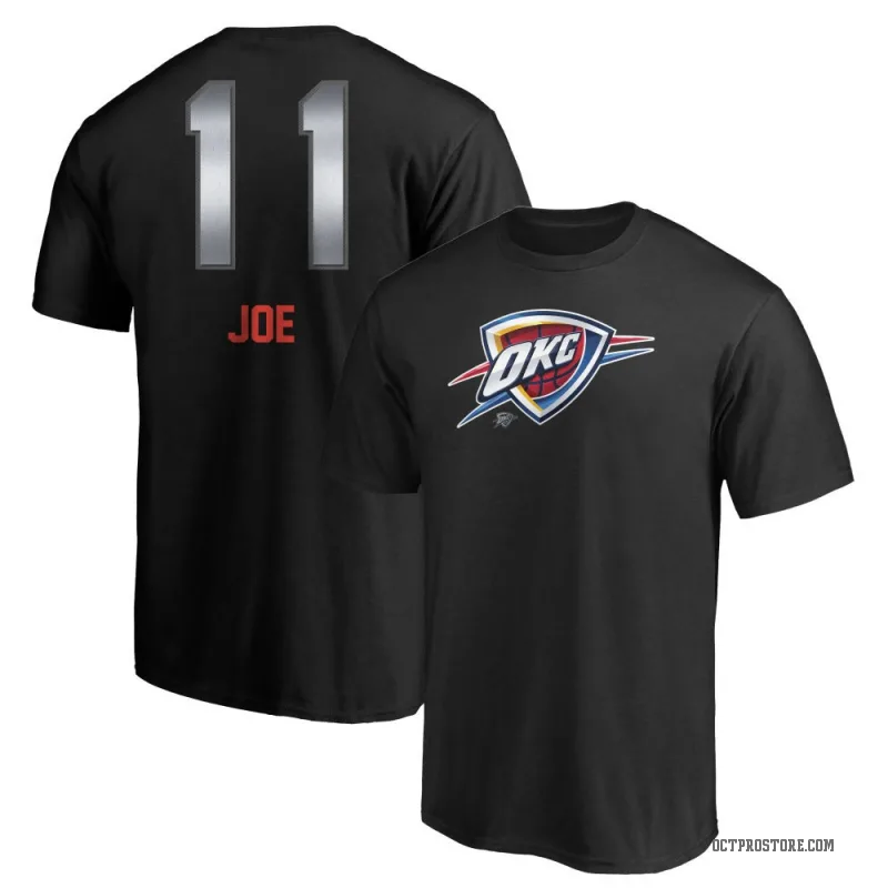 Isaiah Joe Youth Black Oklahoma City Thunder Midnight Mascot T-Shirt