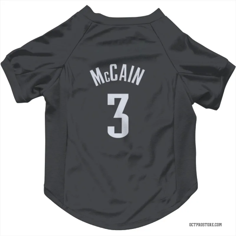 Jared McCain  Black Oklahoma City Thunder  Cat & Dog Pet Jersey