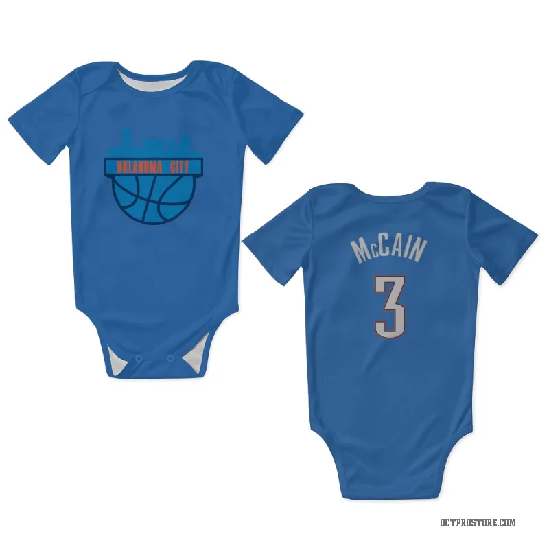 Jared McCain  Blue Oklahoma City Thunder  Newborn & Infant Bodysuit