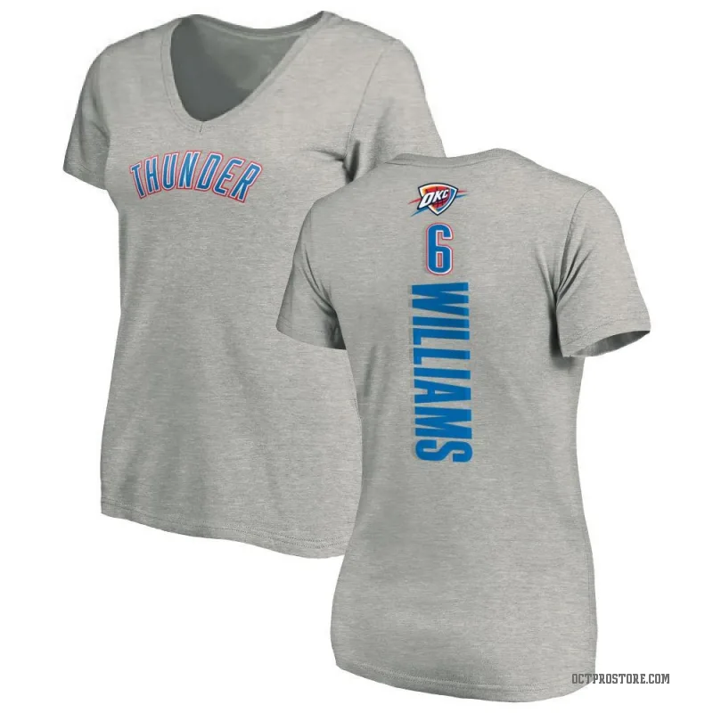 Jaylin Williams Women's Oklahoma City Thunder Ash Backer T-Shirt