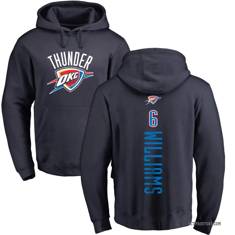 Jaylin Williams Youth Navy Oklahoma City Thunder Branded Backer Pullover Hoodie