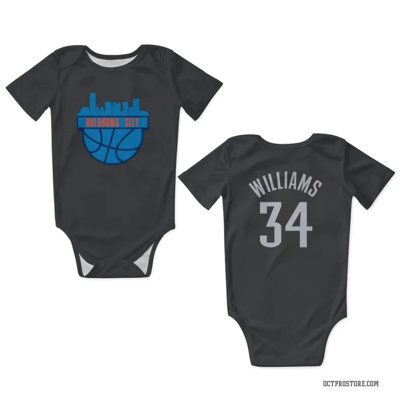 Kenrich Williams  Black Oklahoma City Thunder  Newborn & Infant Bodysuit
