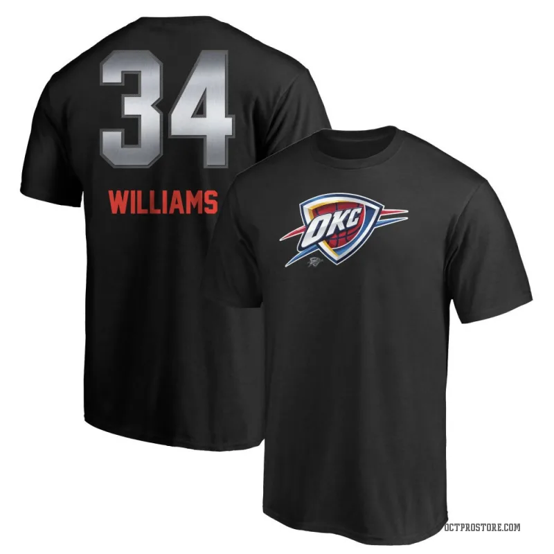 Kenrich Williams Youth Black Oklahoma City Thunder Midnight Mascot T-Shirt