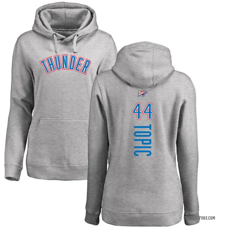Nikola Topic Women's Oklahoma City Thunder Branded Ash Backer Pullover Hoodie