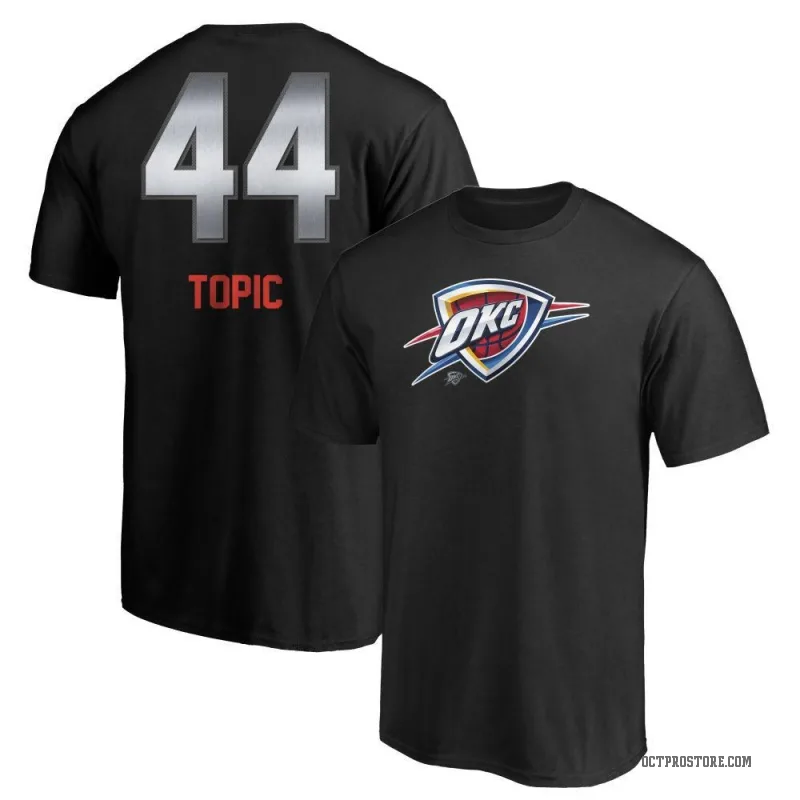 Nikola Topic Youth Black Oklahoma City Thunder Midnight Mascot T-Shirt