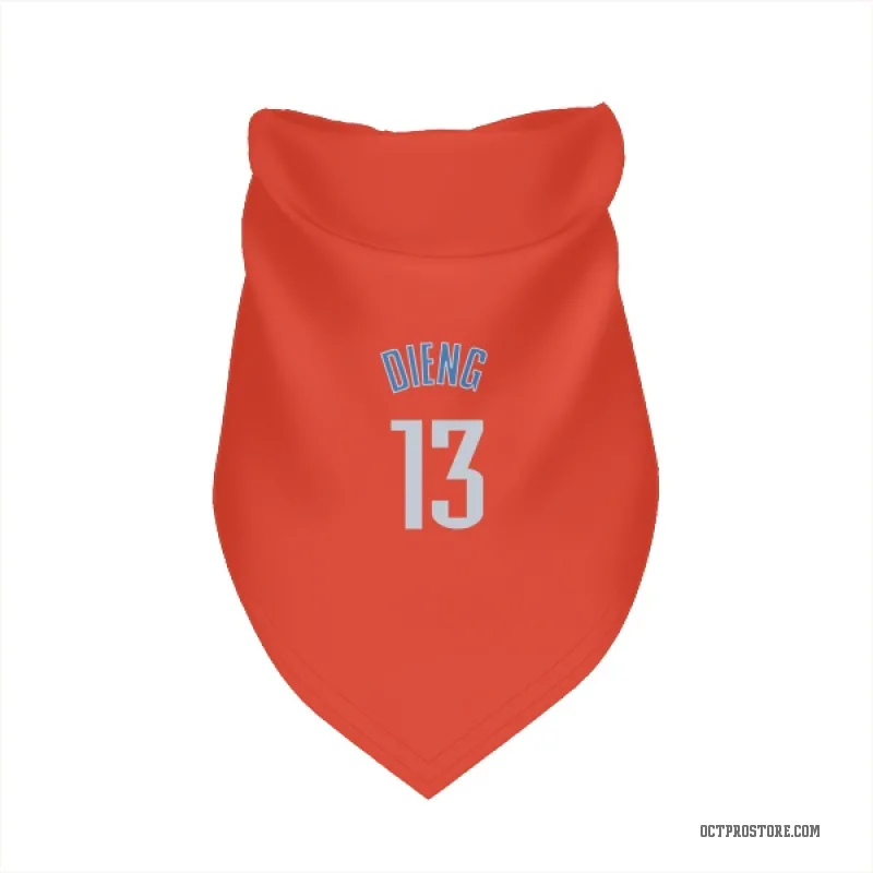 Ousmane Dieng  Orange Oklahoma City Thunder  Cat & Dog Pet Bandana