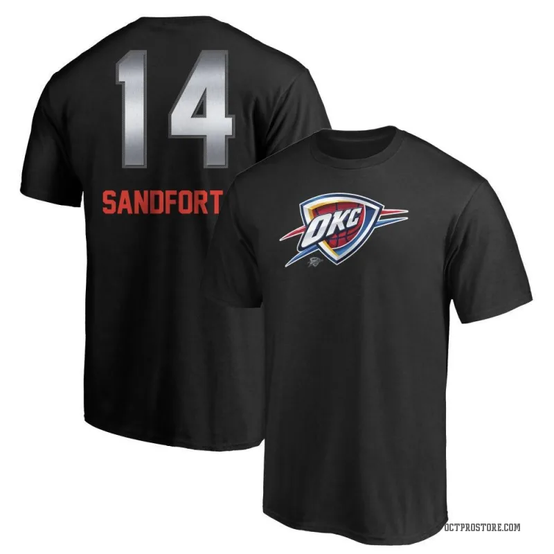 Payton Sandfort Men's Black Oklahoma City Thunder Midnight Mascot T-Shirt