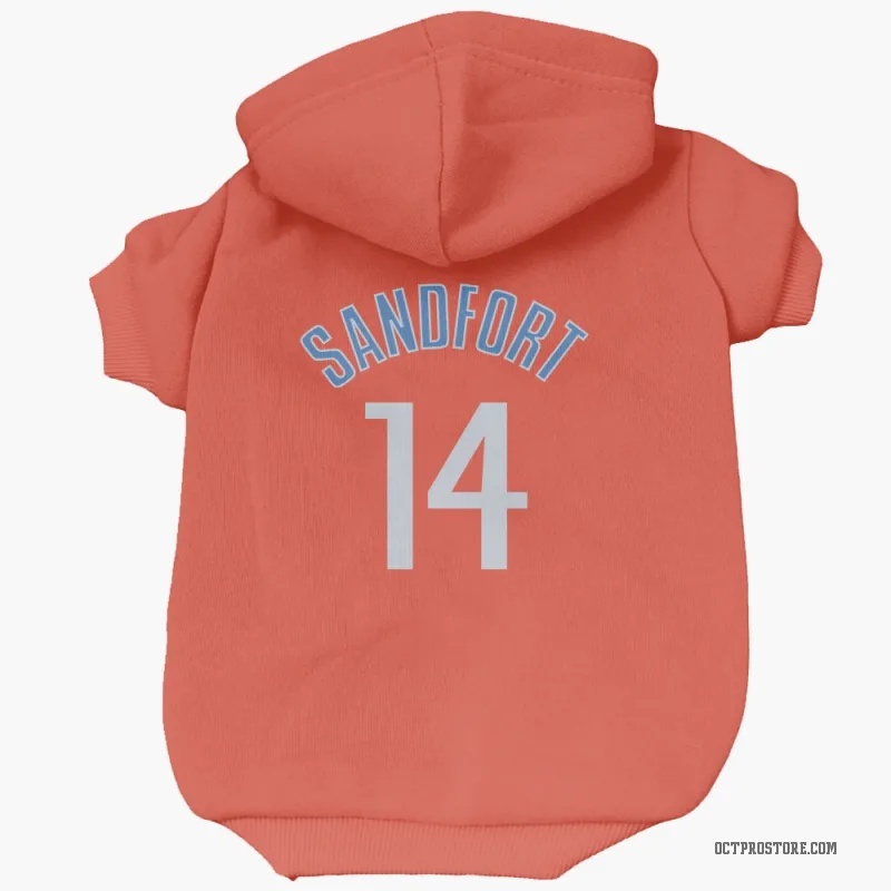 Payton Sandfort  Orange Oklahoma City Thunder  Cat & Dog Pet Hoodie