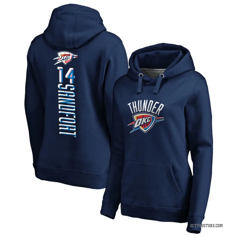 Payton Sandfort Women's Navy Oklahoma City Thunder Branded Backer Pullover Hoodie