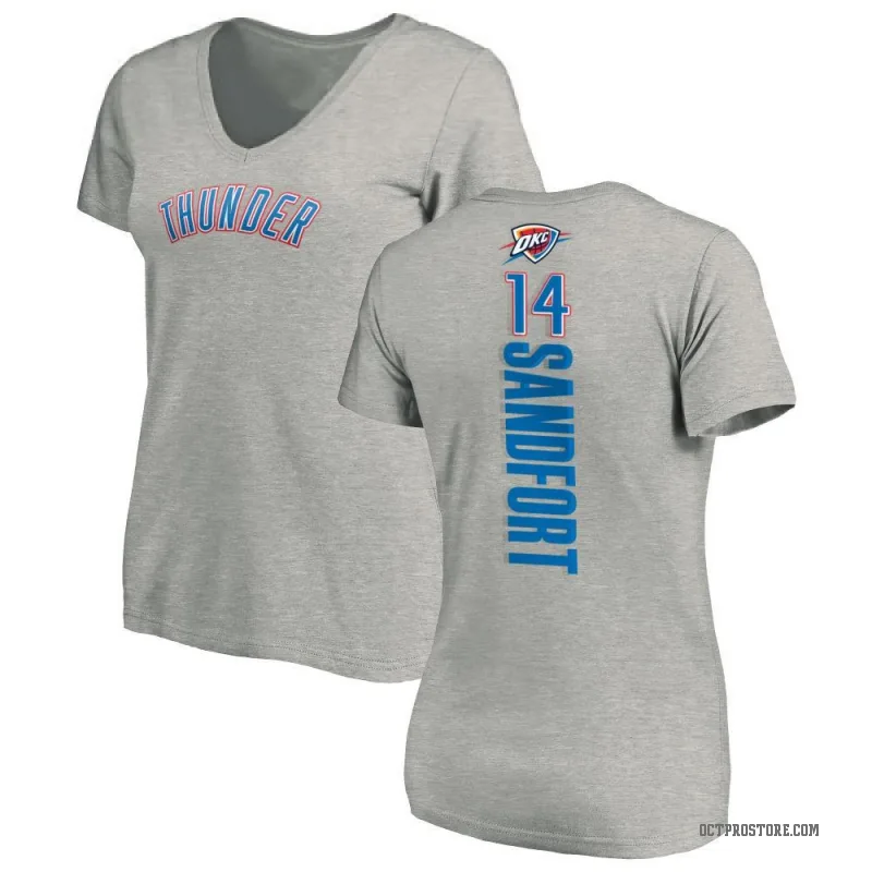 Payton Sandfort Women's Oklahoma City Thunder Ash Backer T-Shirt