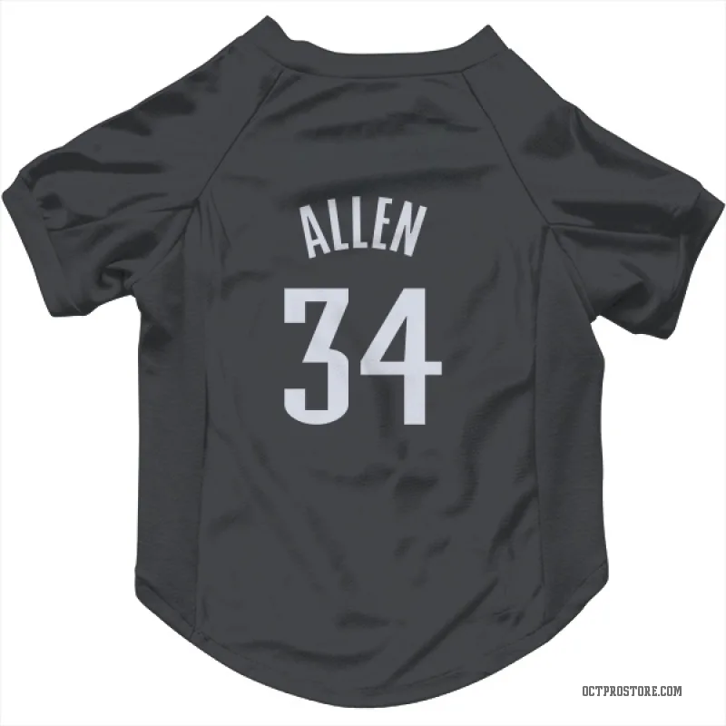 Ray Allen  Black Oklahoma City Thunder  Cat & Dog Pet Jersey