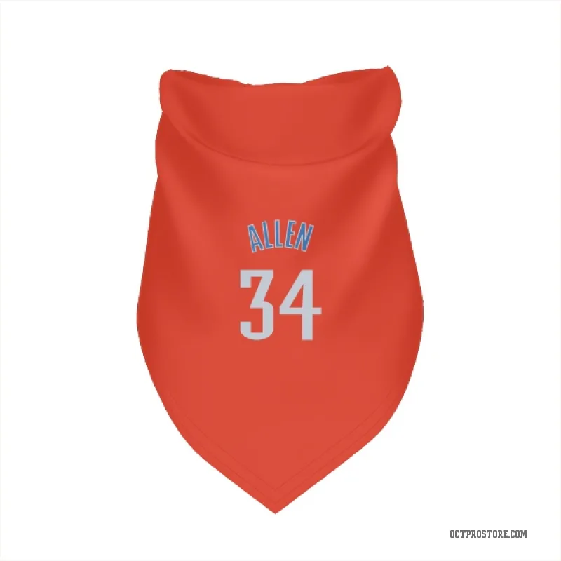 Ray Allen  Orange Oklahoma City Thunder  Cat & Dog Pet Bandana