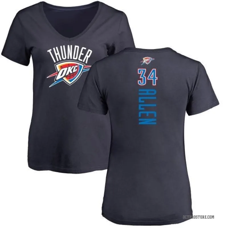 Ray Allen Women's Navy Oklahoma City Thunder Backer T-Shirt