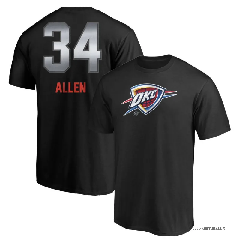 Ray Allen Youth Black Oklahoma City Thunder Midnight Mascot T-Shirt
