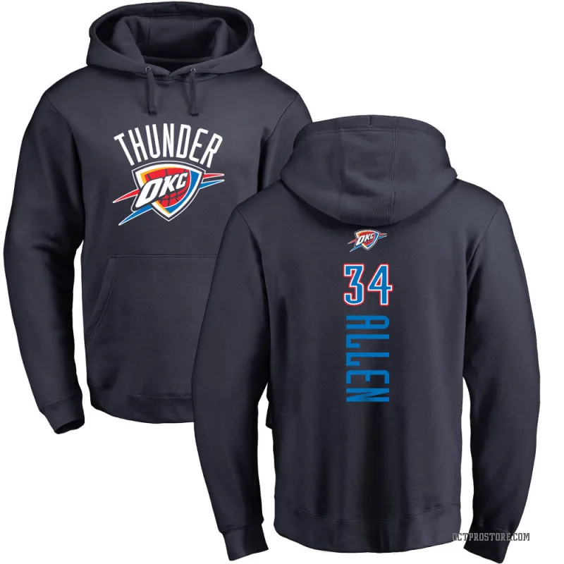 Ray Allen Youth Navy Oklahoma City Thunder Branded Backer Pullover Hoodie