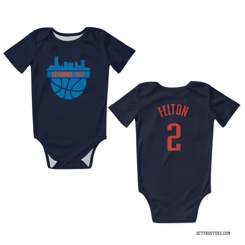 Raymond Felton  Navy Oklahoma City Thunder  Newborn & Infant Bodysuit