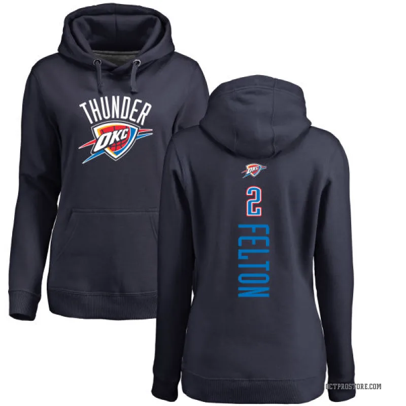 Raymond Felton Women's Navy Oklahoma City Thunder Branded Backer Pullover Hoodie