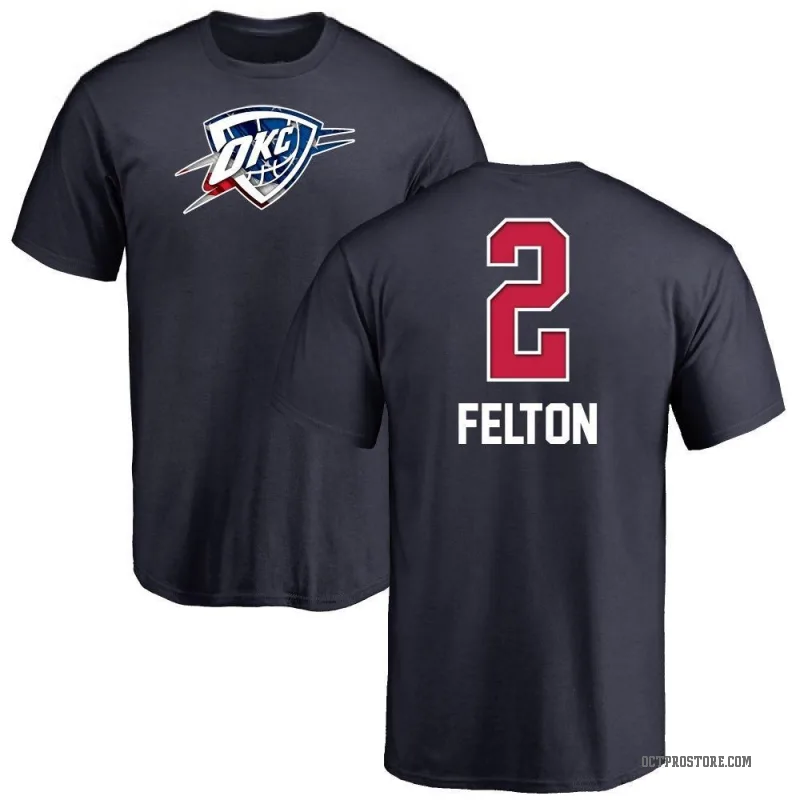 Raymond Felton Youth Navy Oklahoma City Thunder Name and Number Banner Wave T-Shirt